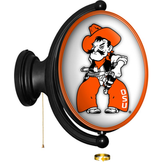The Fan-Brand Oklahoma State Cowboys Mascot Rotating Lighted Wall Sign