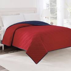 Martex Reversible Coverlet Duvet Red, Blue (264.16x228.6cm)