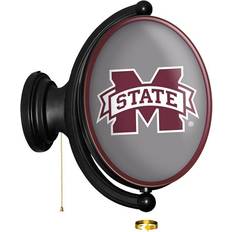 The Fan-Brand Mississippi State Bulldogs University Oval Rotating Lighted Sign