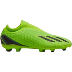 Soccer Shoes Adidas X Speedportal.3 Laceless Firm Ground - Solar Green/Core Black/Solar Yellow