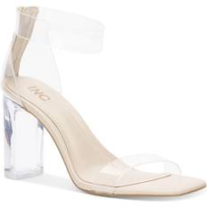 Beige - Block Heel - Women Heeled Sandals INC International Concepts Makenna - Clear