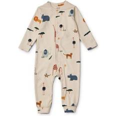 Liewood Birk Patterned Pajamas - Safari Sandy Mix