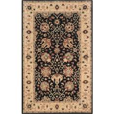 Safavieh Antiquity Collection Beige, Black 96x120"