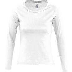 Sol's Majestic Long Sleeve T-shirt - White