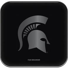 Fan Brander Michigan State Spartans Fast Charging Glass Wireless Charge Pad