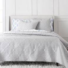 Martha Stewart Tessa Quilts Gray (228.6x228.6)