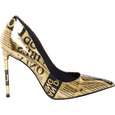 Steve Madden Vala - Gold Newspaper Print