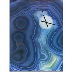 Design Art Oversized Abstract Metal Wall Clock Wall Clock 30"