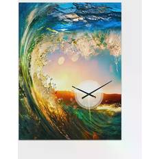 Design Art Oversized Coastal Wall Clock 30"