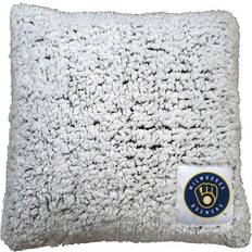 Logo Brands Milwaukee Brewers Frosty Sherpa Pillow