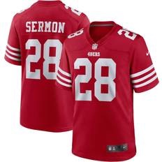 Men's Nike Elijah Mitchell White San Francisco 49ers Player Game Jersey Size: Medium