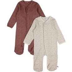 Pippi Onesie Nightgown 2-pack - Burlwood (3821-433)