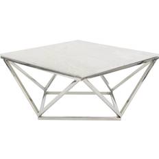 Stainless Steel Coffee Tables Zimlay Modern Coffee Table 29x29"