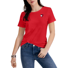 Tommy Hilfiger Red T-shirts & Tank Tops Tommy Hilfiger Heart-Logo T-shirt - Scarlet