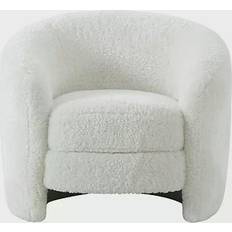 White Armchairs TOV Furniture Dakota Armchair 27.2"