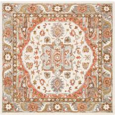 Safavieh Trace Collection Red, Beige 72x72"