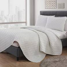 Queen Quilts VCNY Home Nina Quilts White (228.6x228.6)