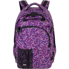 Jeva Supreme Mosaic Backpack - Purple Checkered