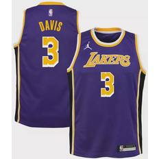 Nike Youth Los Angeles Lakers Anthony Davis #3 Yellow Dri-FIT