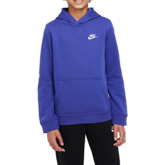 Nike Kid's Sportswear Club Pullover Hoodie - Lapis/White (BV3757-430)