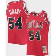 Men's Mitchell & Ness Horace Grant Red Chicago Bulls 1990-91 Throwback Dark  Swingman Jersey