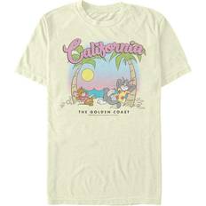 Fifth Sun Tom & Jerry California Vacation T-shirt - Cream
