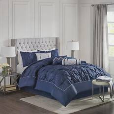 Madison Park Laurel Bedspread Blue (264.16x233.68cm)