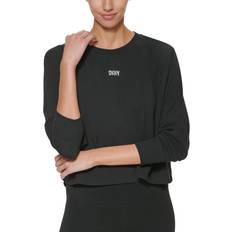 DKNY Lightweight Super Soft Pullover - Black