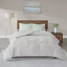 Queen Duvet Covers Madison Park Finely Waffle Duvet Cover White (228.6x228.6)