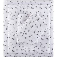 Intelligent Design Stars Bed Sheet Black, White (259.08x167.64)