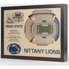 NCAA Penn State Nittany Lions StadiumViews 3D Framed Art 25.5x19.5"