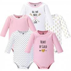 Hudson Long Sleeve Bodysuits 5-pack - Heart (10155804)