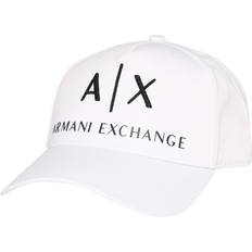 Armani Exchange White Clothing Armani Exchange Logo Baseball Cap - Bianco White