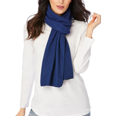 Woman Within Fleece Scarf - Evening Blue