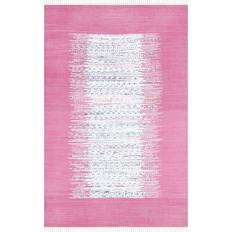 Safavieh Montauk Collection Pink, Beige 36x60"