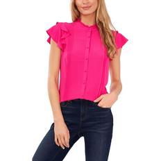 S Blouses on sale CeCe Pintuck Ruffled Blouse - Bright Rose