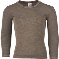 Seide Basisschicht ENGEL Natur Long Sleeved Shirt - Walnut (707810-75)