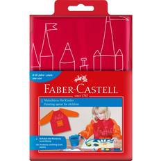 Faber-Castell Malschürze mit langen Ärmeln rot