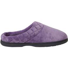 Purple Slippers Dearfoams Darcy - Smokey Purple