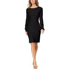 Calvin klein bell hot sale sleeve black dress