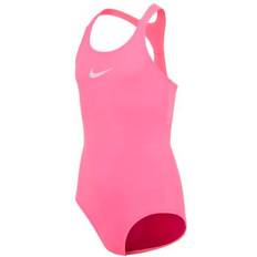 Nike Badetøy Nike Girl's Essential Racerback 1-Piece Swimsuit - Sunset Pulse (NESSB711-684)