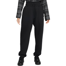 Nike Hosen & Shorts Nike Sportswear Phoenix Fleece High-Rise Trousers Women's - Black/Sail