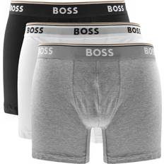 Briefs - Weiß Unterhosen Hugo Boss Power Boxer Briefs 3-pack - White/Grey/Black