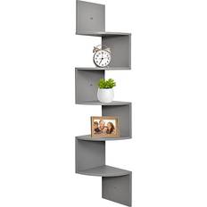 White corner shelf Danya B Corner Wall Shelf 7.8"