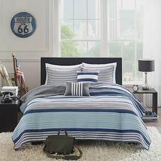 Intelligent Design Paul Bed Linen Blue (228.6x172.72)