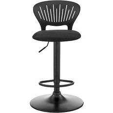 Black - Recliner Bar Stools Armen Living Padua Bar Stool 33"