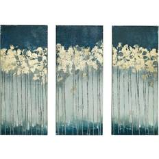 Madison Park Forest Gel Coat Canvas with Gold Foil Embellishment Wall Decor 15x35" 3