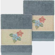 Linum Home Textiles Caroline Bath Towel Blue (33.02x33.02)