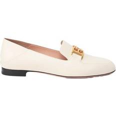 Beige - Dame Loafers Bally Women's Ellah Square Toe Collapsible Loafers Bone