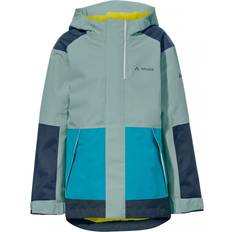 Reflektoren Regenjacken Vaude Kid's Caprea 2l Jacket - Frozen Leaf